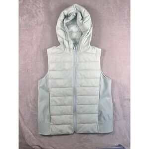 Lululemon Goose Down and Around Hooded Zip Up Vest Delicate Mint Women's Size 8